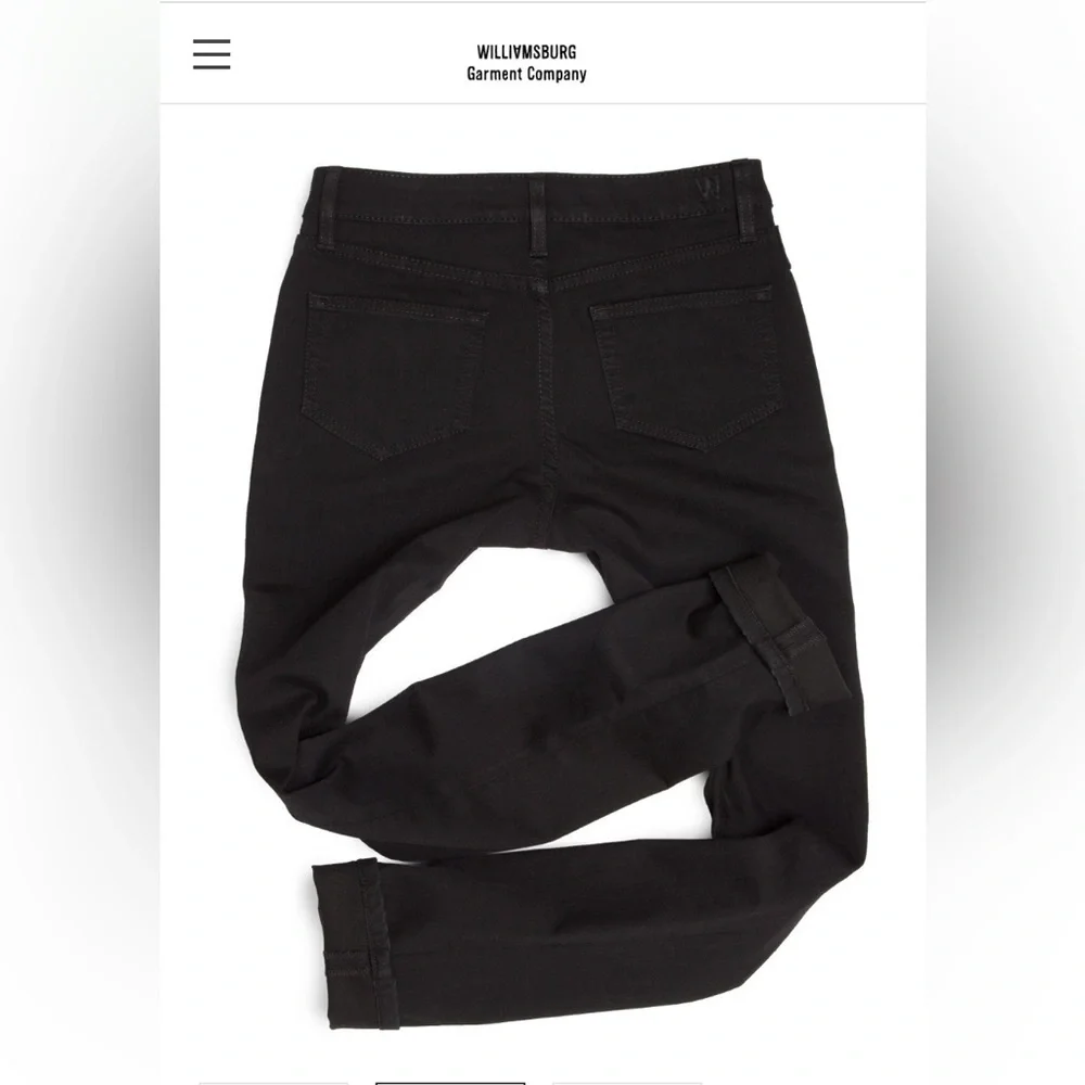 GUC Williamsburg Garment Denim Black Jeans size 24 ladies Rare jeans limited - Picture 2 of 8